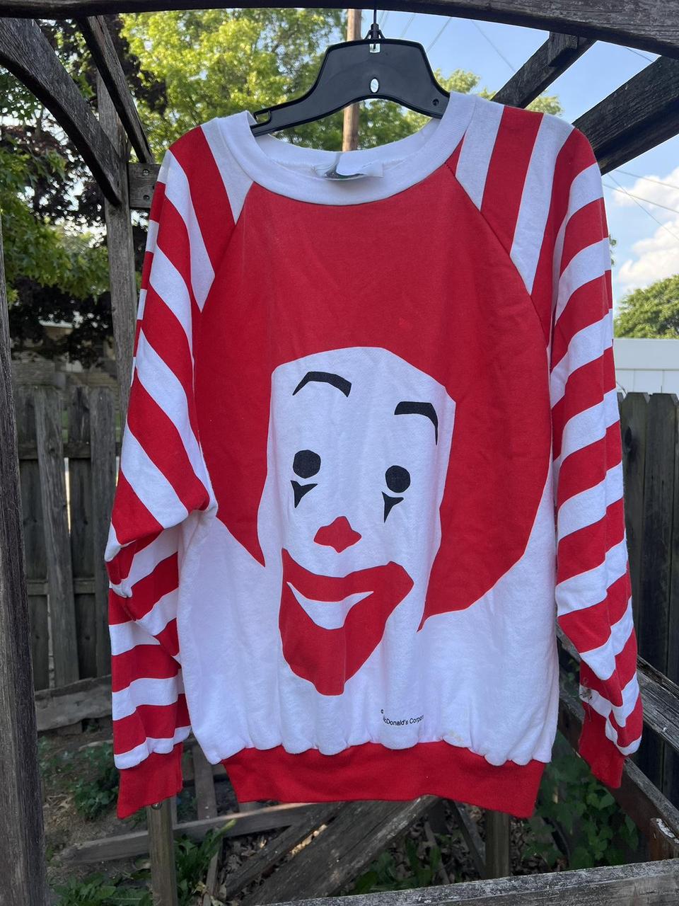 High quality Vintage Rare 90s Mcdonalds Sweatshirt Ronald Crewneck