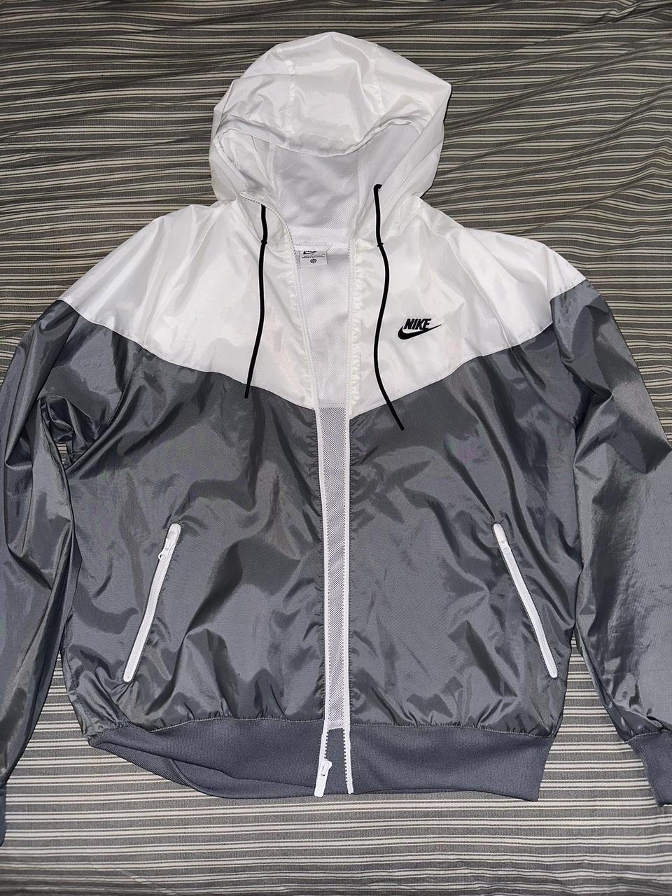 mens nike grey windbreaker