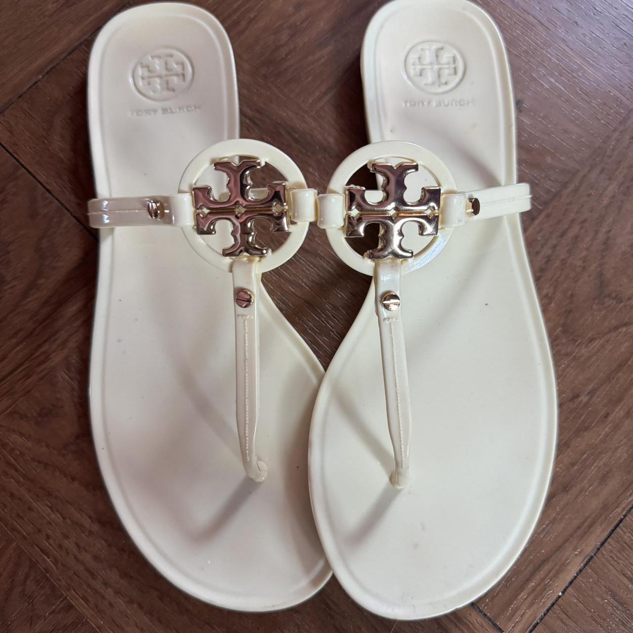 tory burch jelly shoes