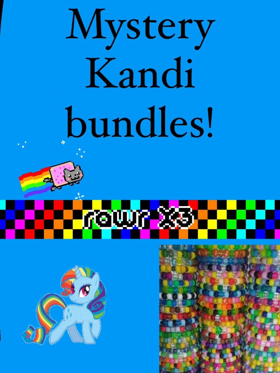 Mystery Kandi Bundle - 8+ Pieces Of Kandi, Featuring - Depop