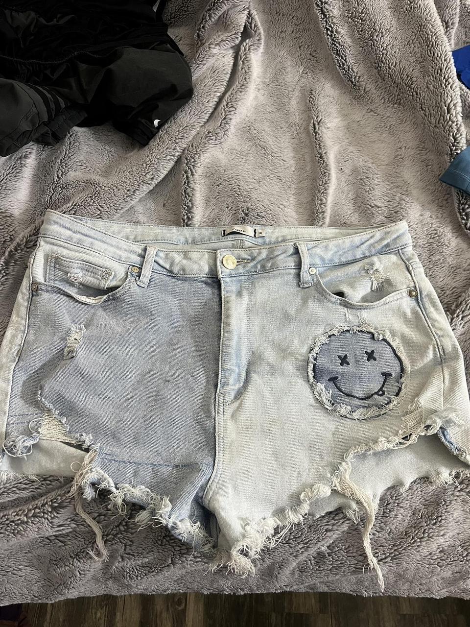 rue 21 jean shorts size 16 Depop