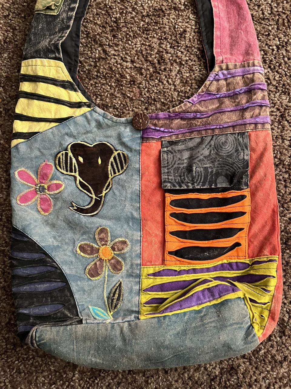 Handmade Women's Bag - Multi – Boho Patchwork Sli… - image 2