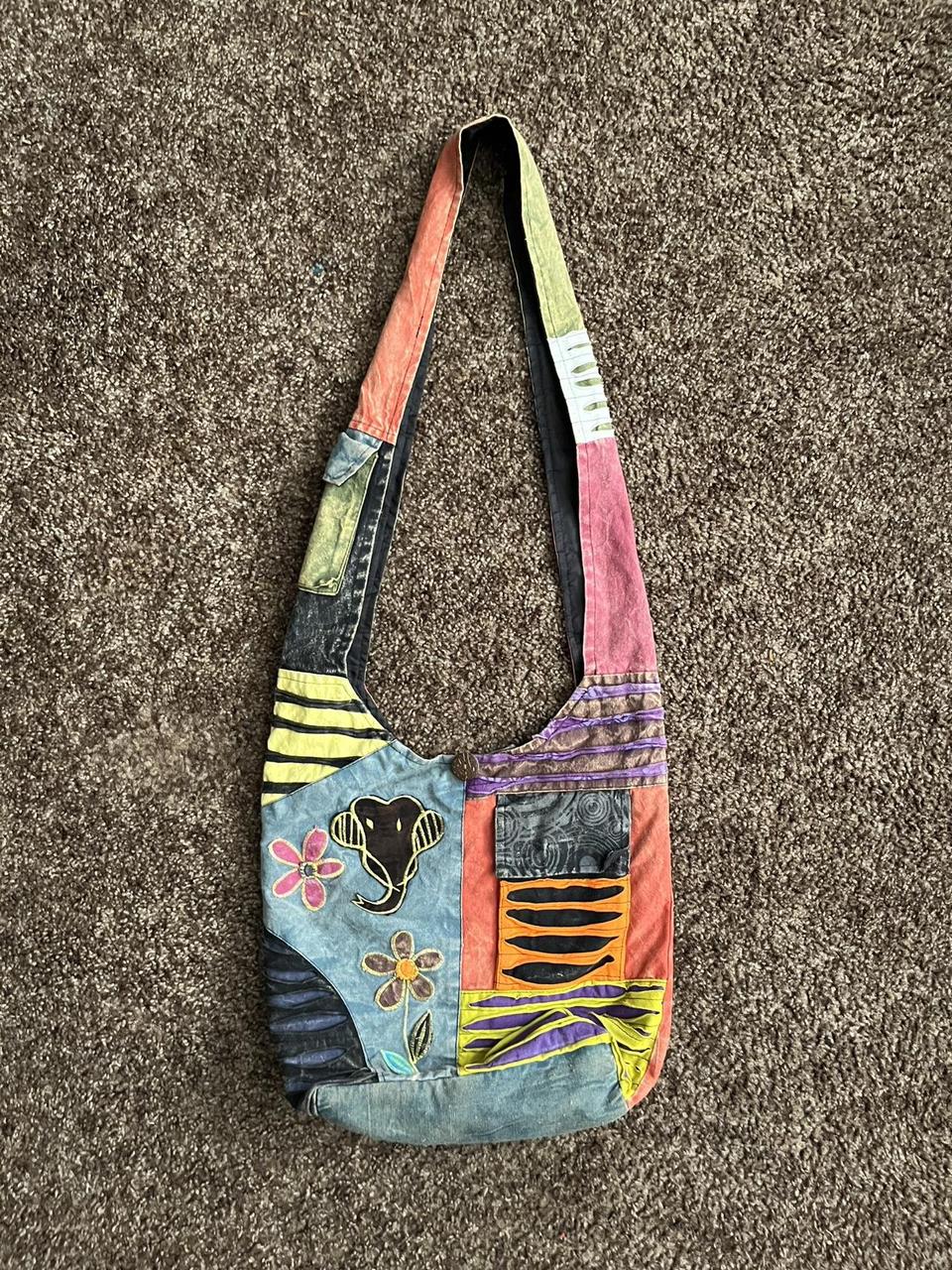 Handmade Women's Bag - Multi – Boho Patchwork Sli… - image 1