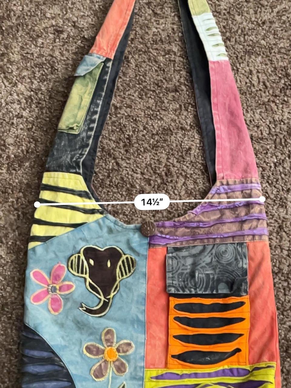 Handmade Women's Bag - Multi – Boho Patchwork Sli… - image 7