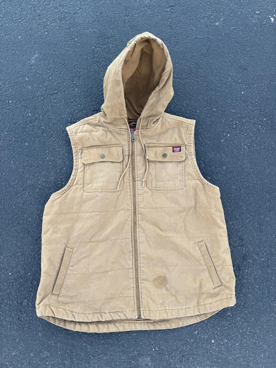 Wrangler Women's Vest - Tan/Brown - XXL – Tan and… - image 1