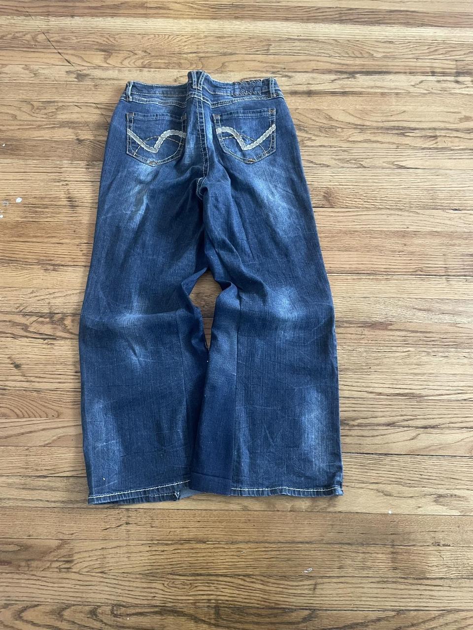 JNCO Men's Distressed Jeans - Blue/Navy - 36" – V… - image 2