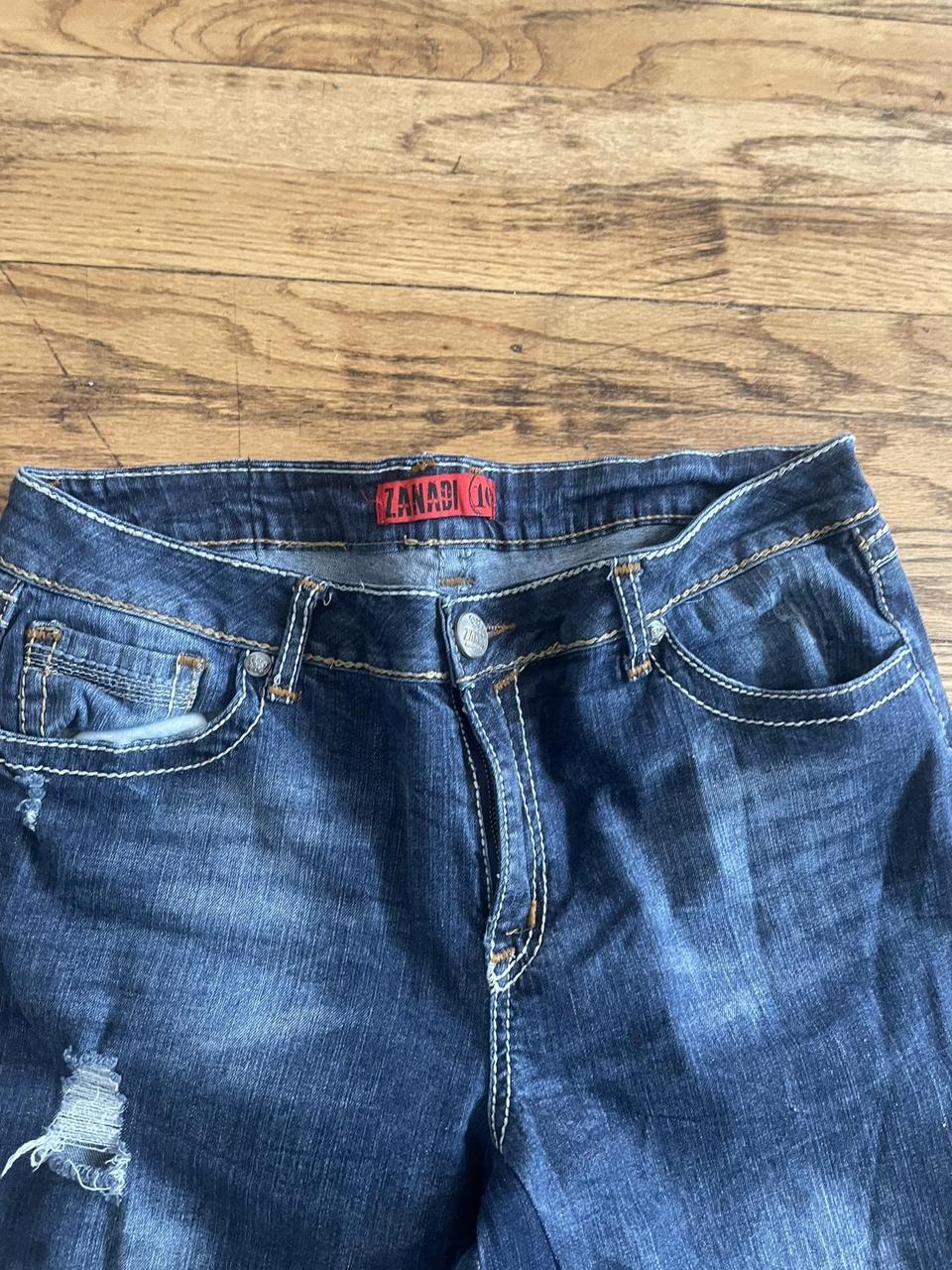 JNCO Men's Distressed Jeans - Blue/Navy - 36" – V… - image 5