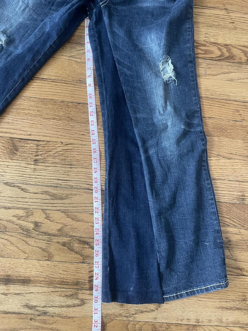 JNCO Men's Distressed Jeans - Blue/Navy - 36" – V… - image 3