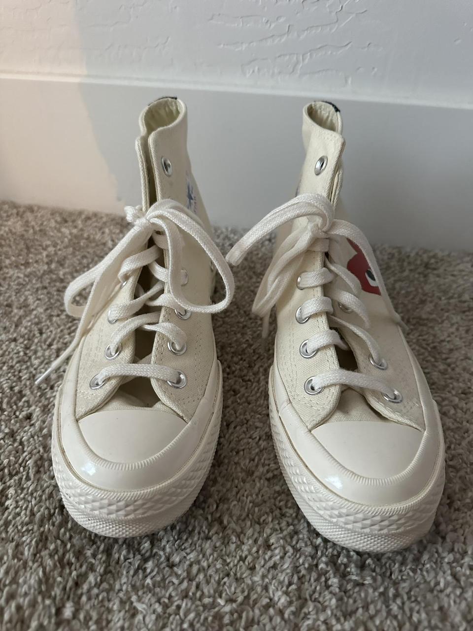 Converse X Comme Des Garçons Play Chuck 70 -women’s - Depop