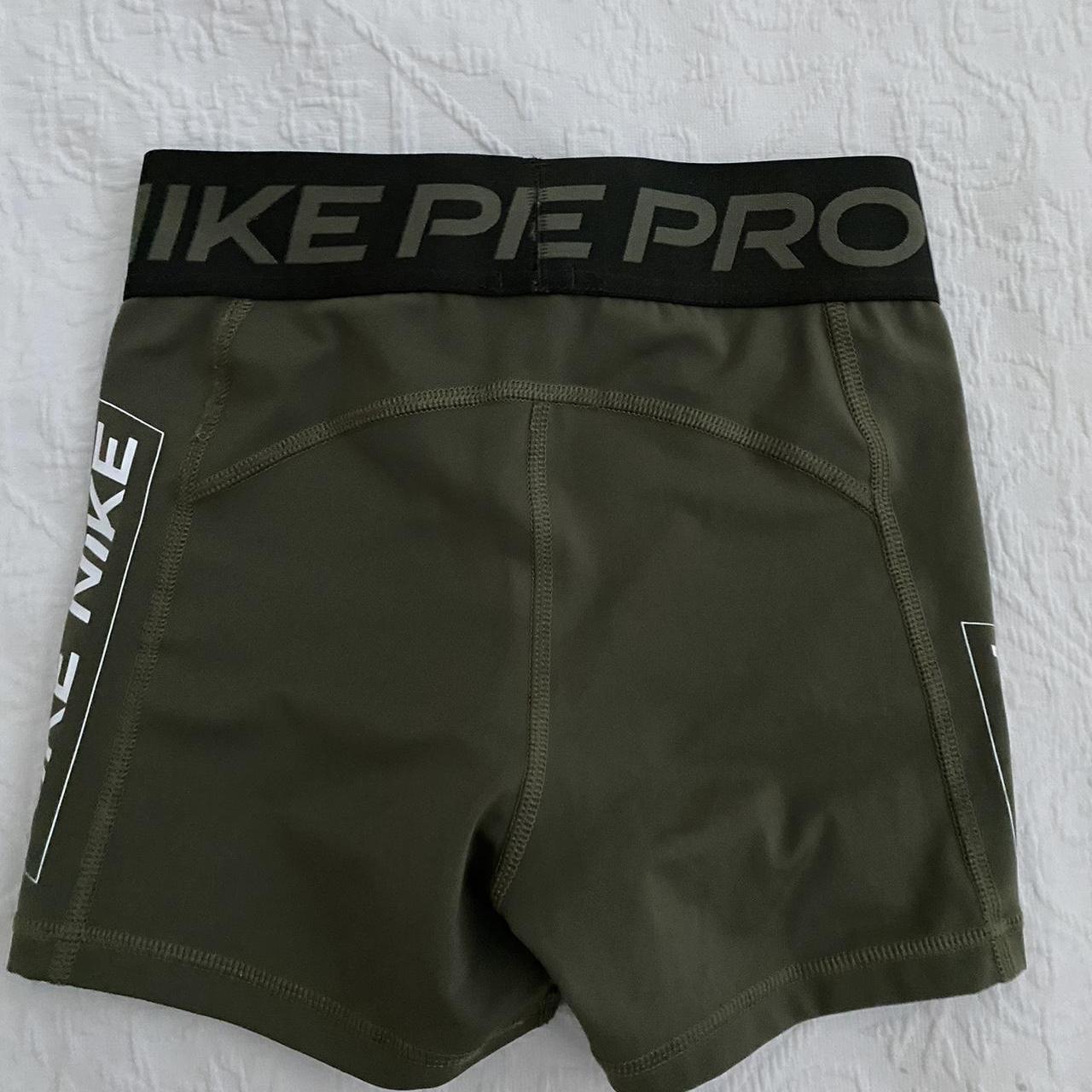 khaki nike pro shorts