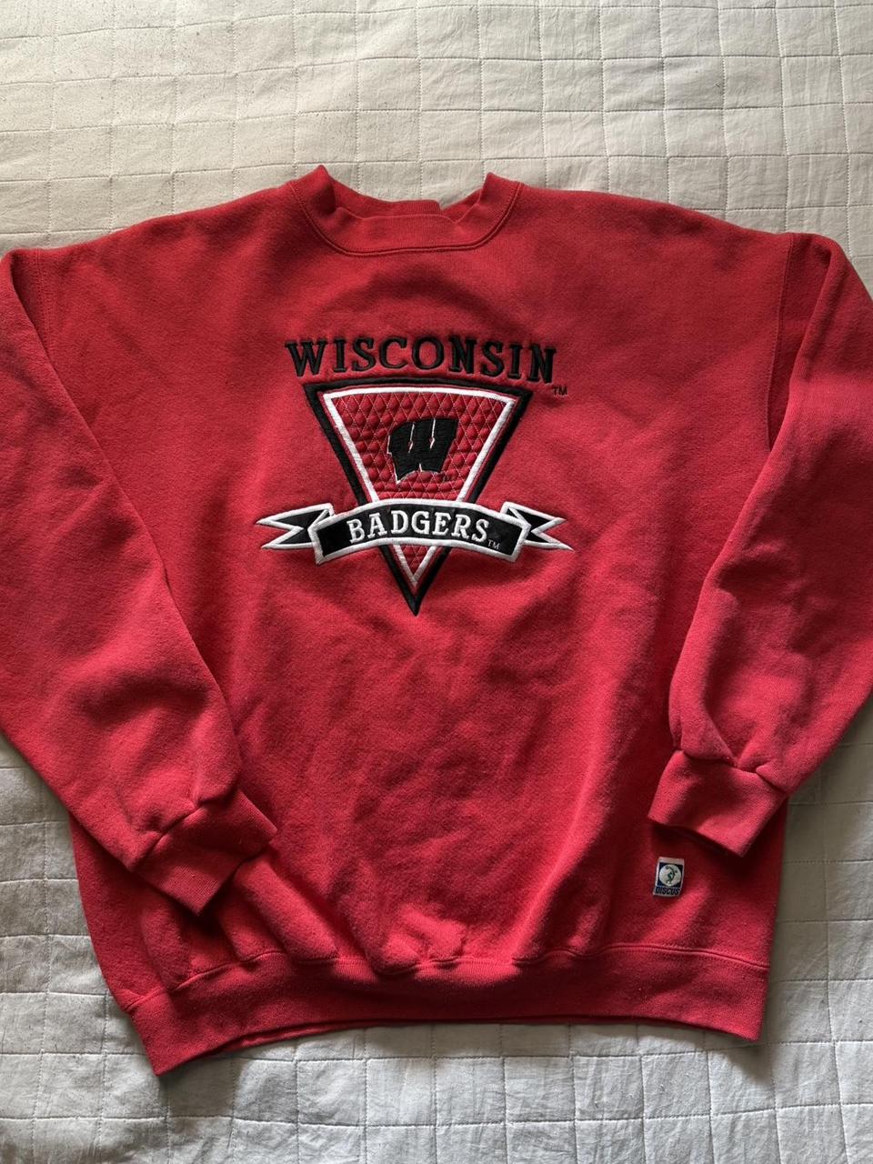 Men's Sweatshirt - Red - XL – 90’s vintage embroi… - image 1