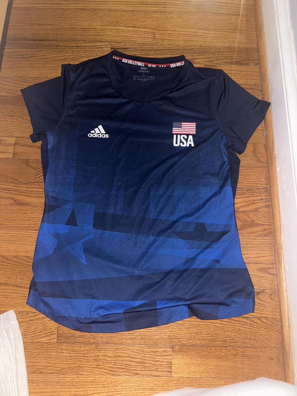 Adidas usa volleyball shirt best sale