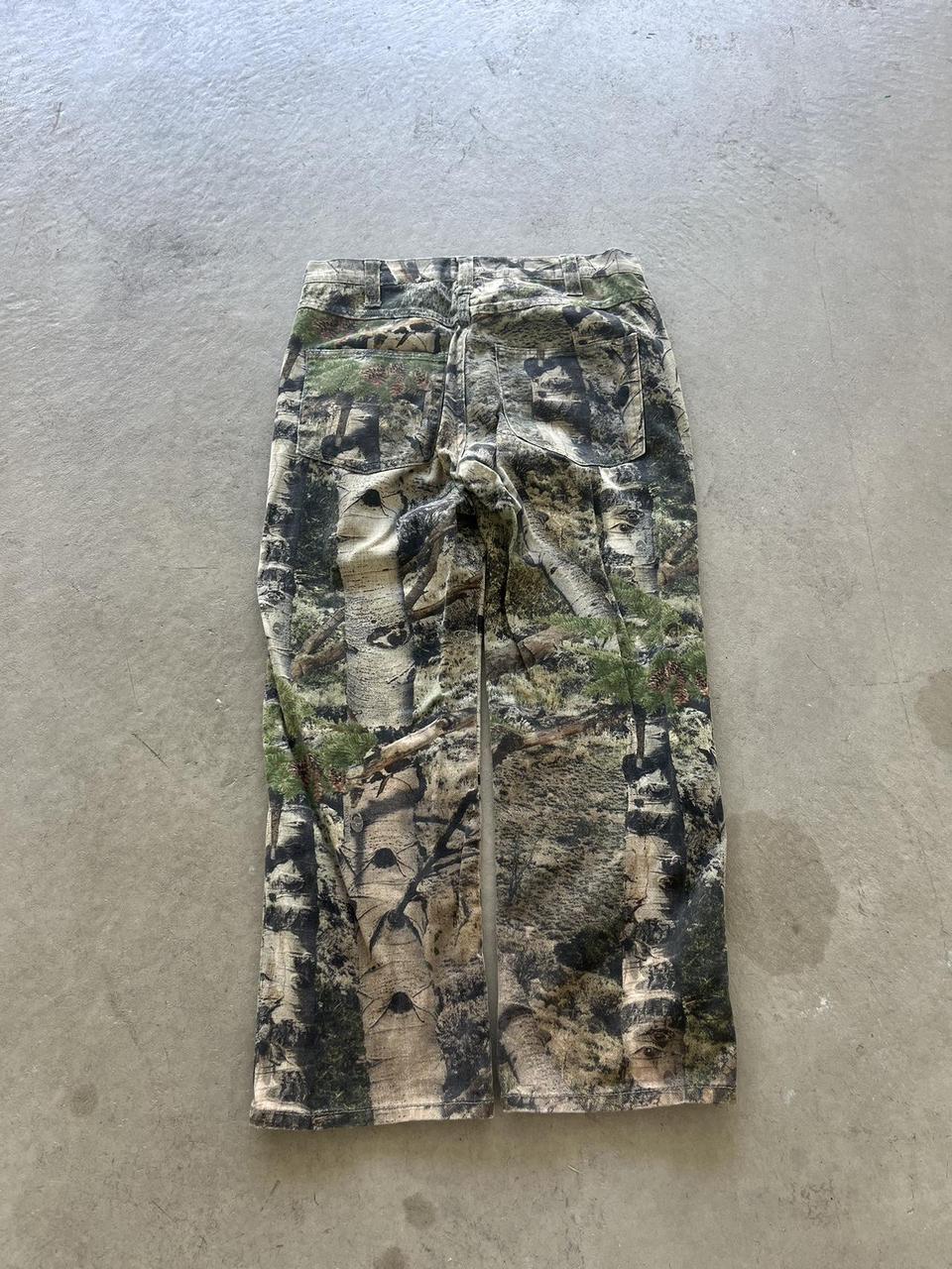 Vintage Camo mossy oak pants size 34x30 extreme... - Depop