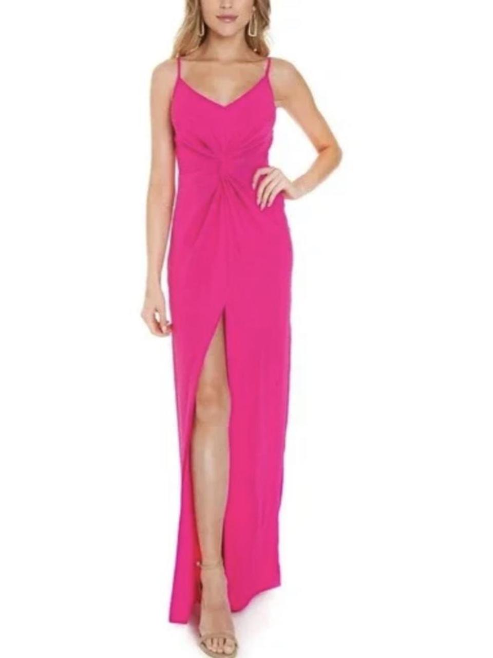 Bright Pink maxi dress revolve Amanda uprichard Depop