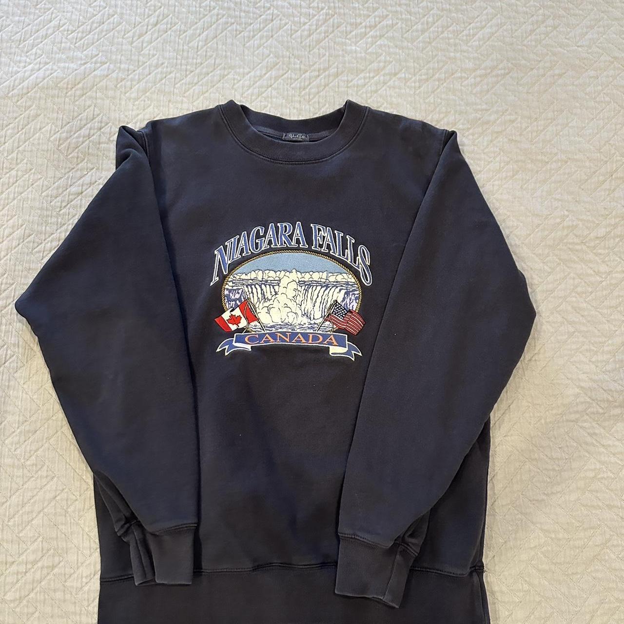 Oversized Hoodie Niagara Falls Canada Sweatshirt Brandy Melville
