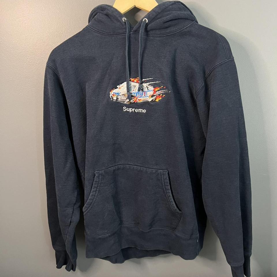 Supreme cop-car-hoodie - Depop