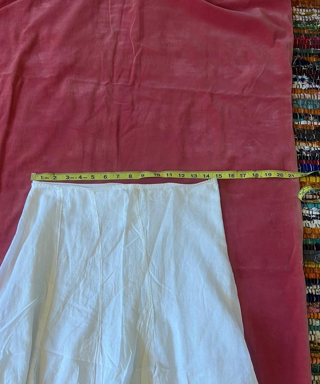 Women's Skirt - White/Cream - M – Sele y2k brand … - image 3