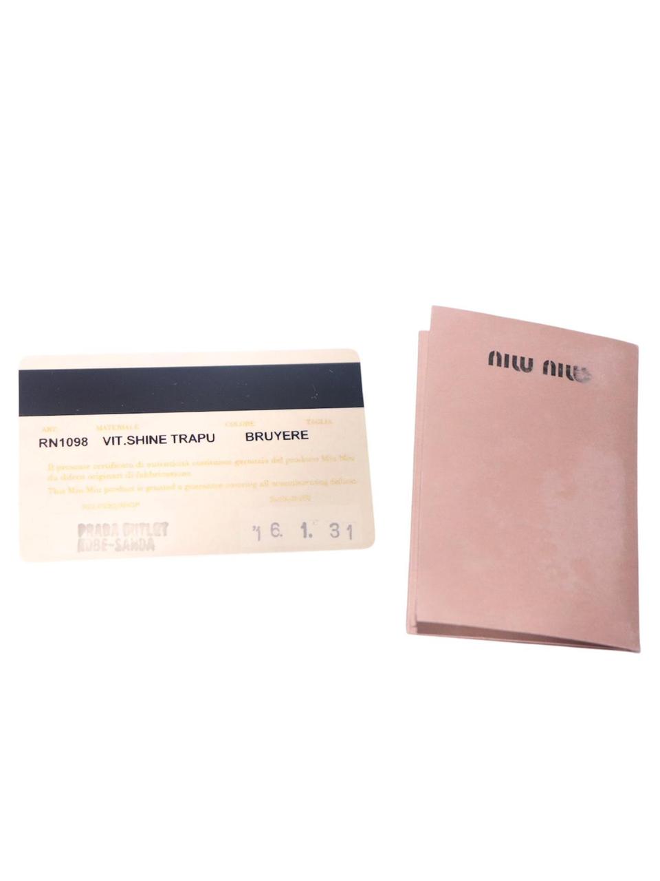 Miu Miu Women's Bag - Red – Miu Miu- Red Leather … - image 8