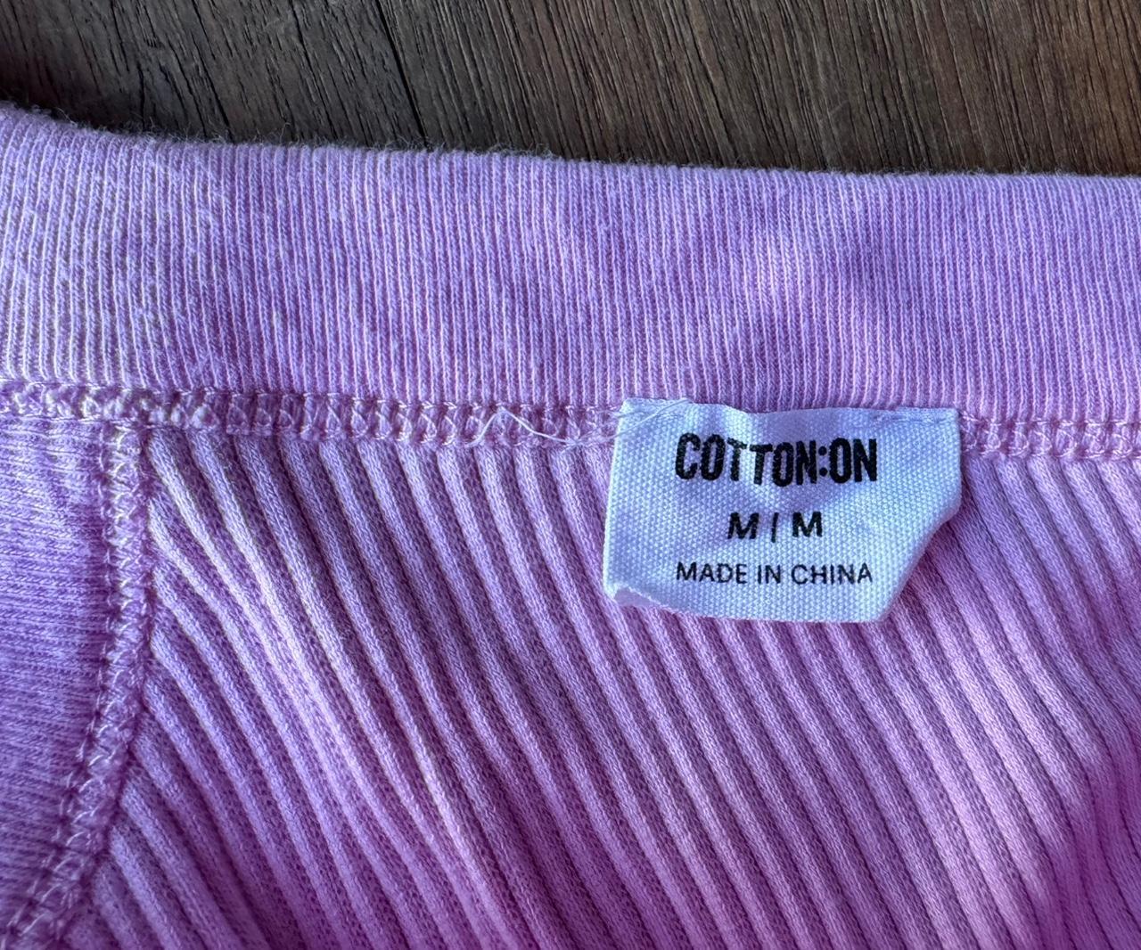 Pink One Shoulder Tank Never Worn Size M Depop