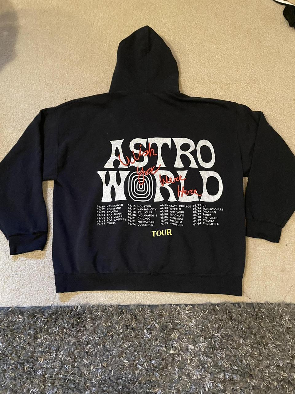 ASTROWORLD Embroidered Tour Merch Size L Depop