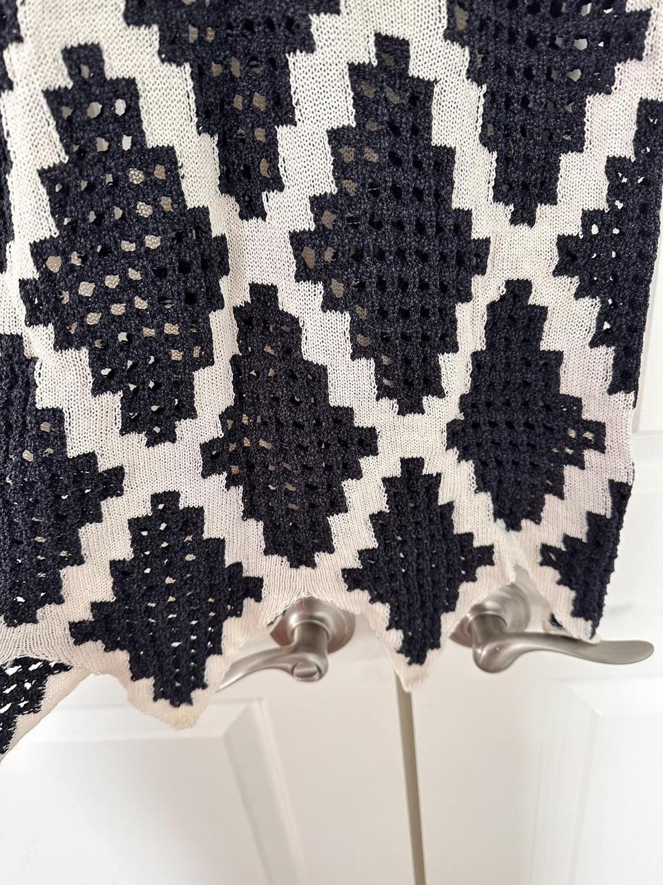 Women's Romper - Black/Multi - M – Black and whit… - image 4