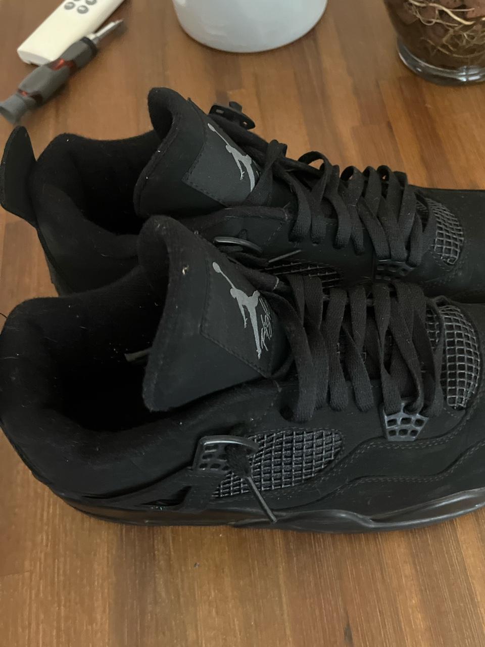 Black cat 4s reps Negotiable ttm Depop