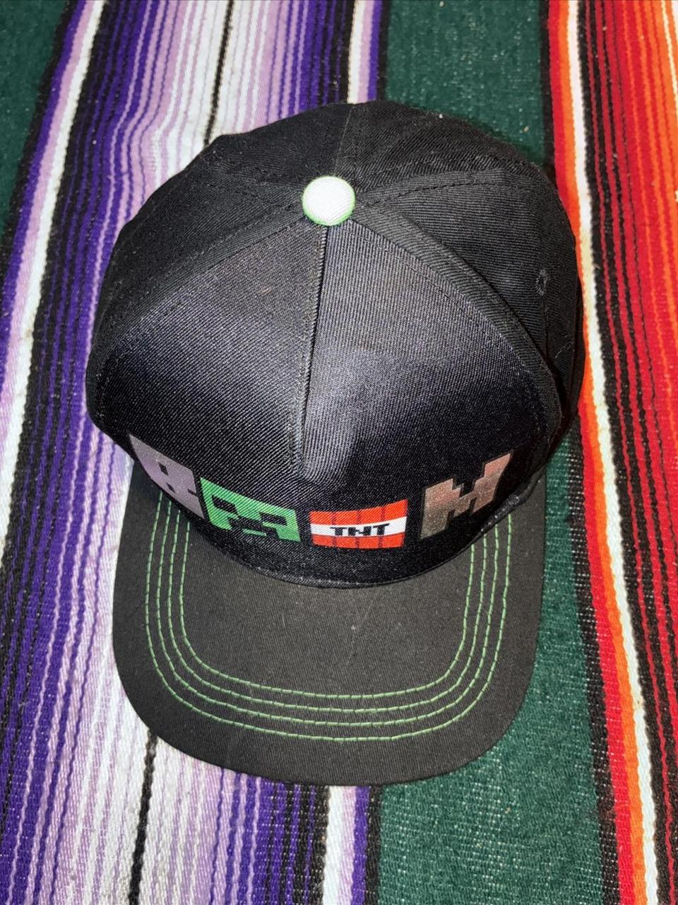 Minecraft Men's Caps - Black/Multi – Minecraft sn… - image 2