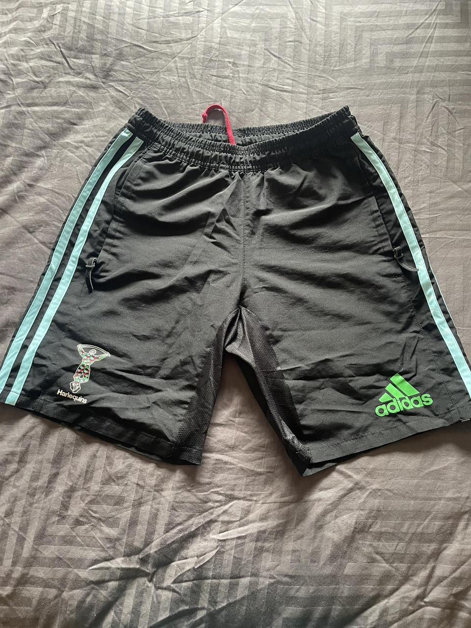 Harlequins shorts size s fits 30 waist zip pockets. Depop