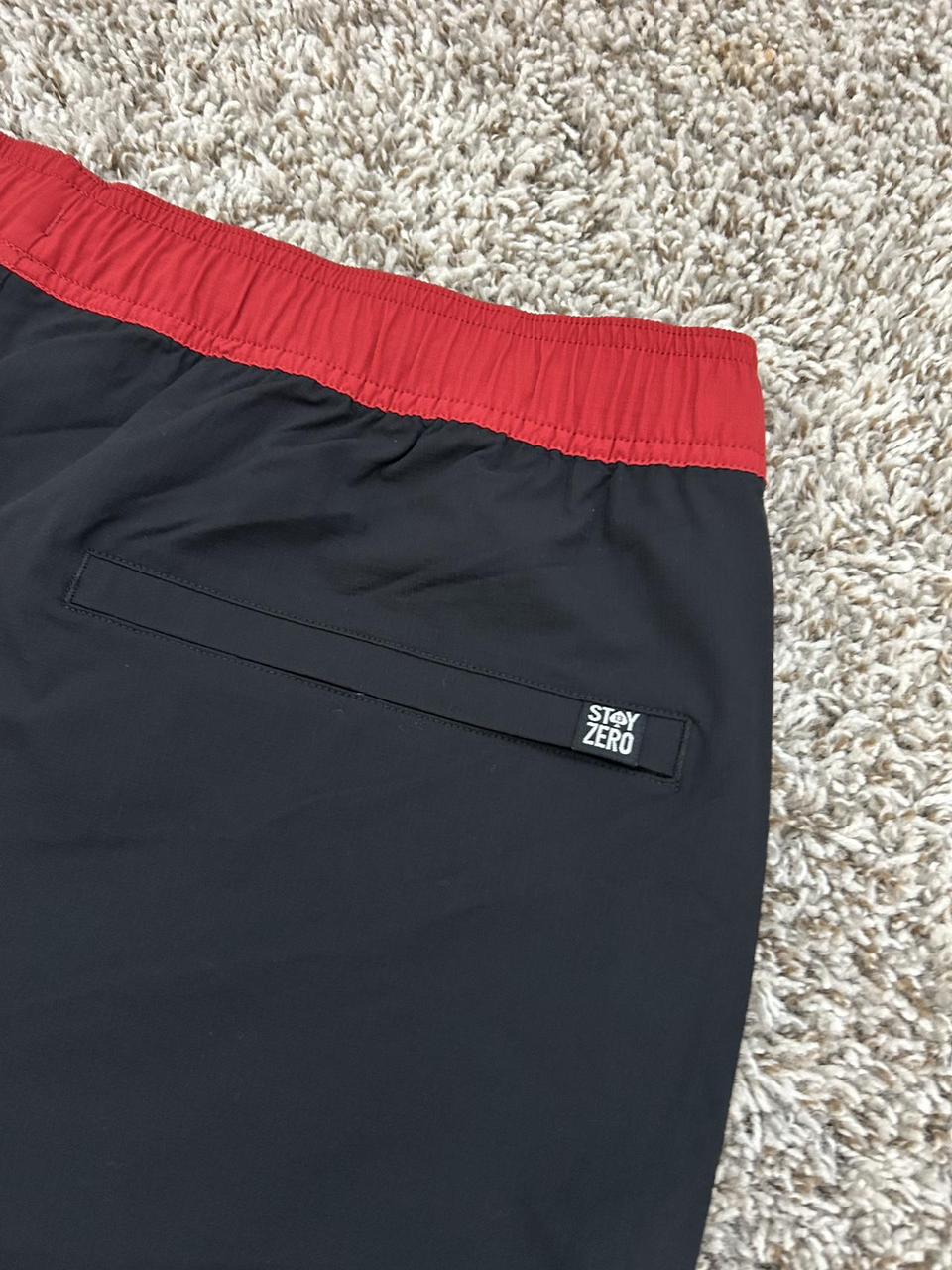 Men's Shorts - Black/Red - XXL – Zero Foxtrot 5” … - image 5