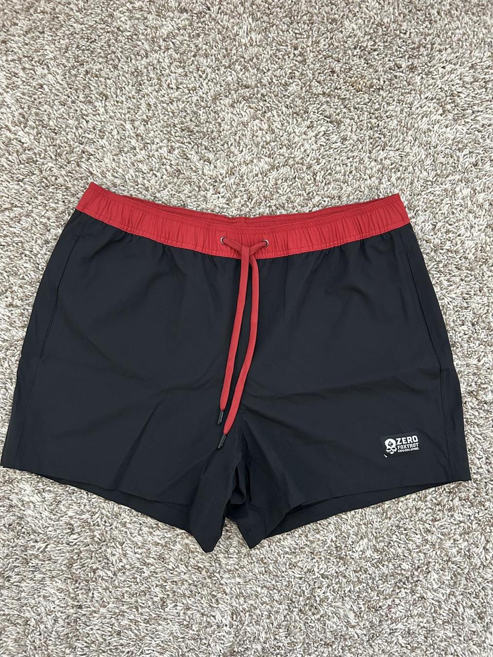 Men's Shorts - Black/Red - XXL – Zero Foxtrot 5” … - image 2