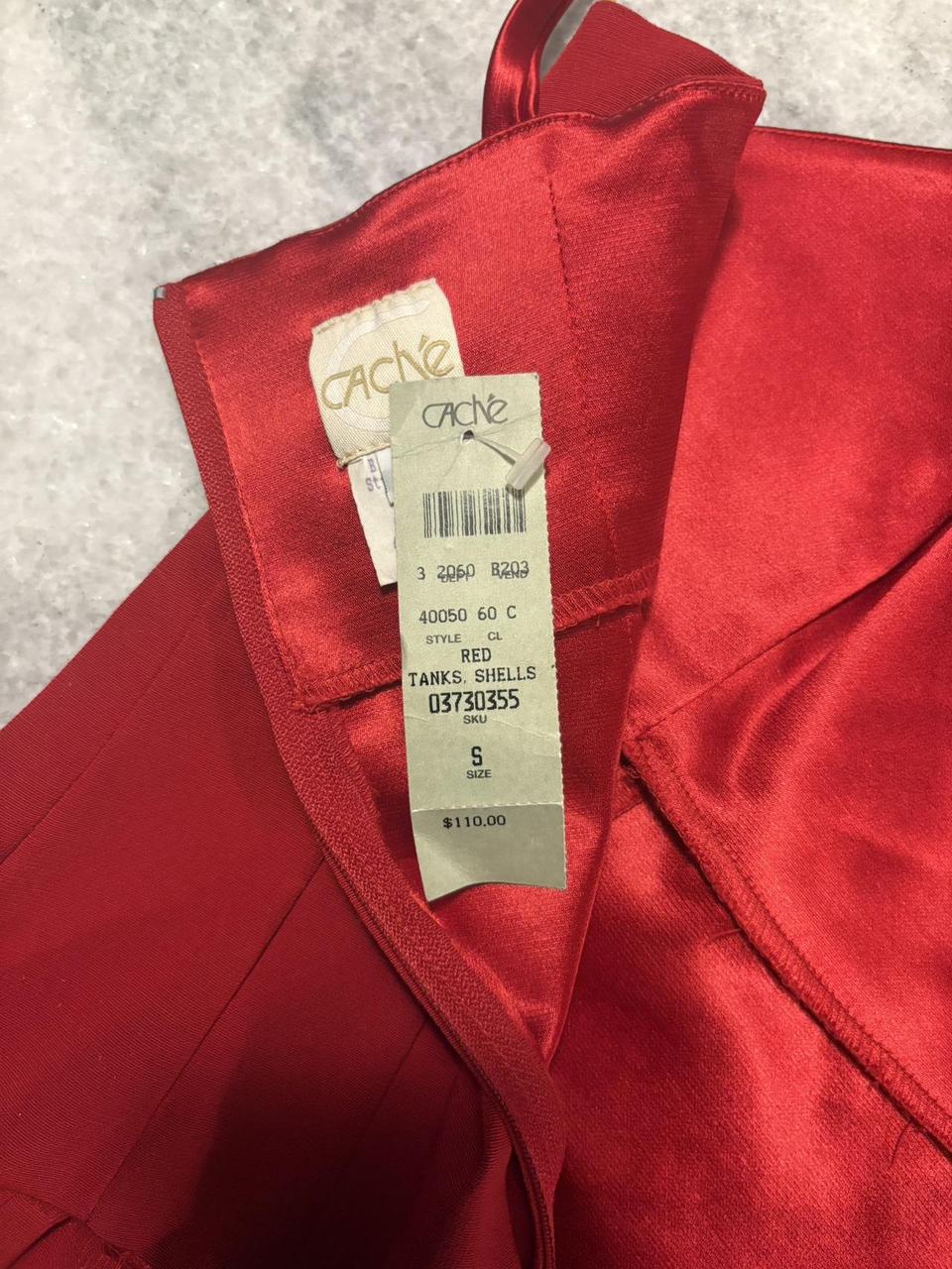 Cache Women's Tank top - Red - S – NWT Cache Red … - image 5