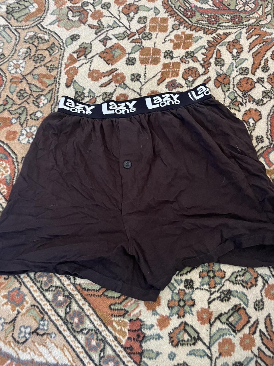 2000s Lazy One One black boxers - super comfy... - Depop