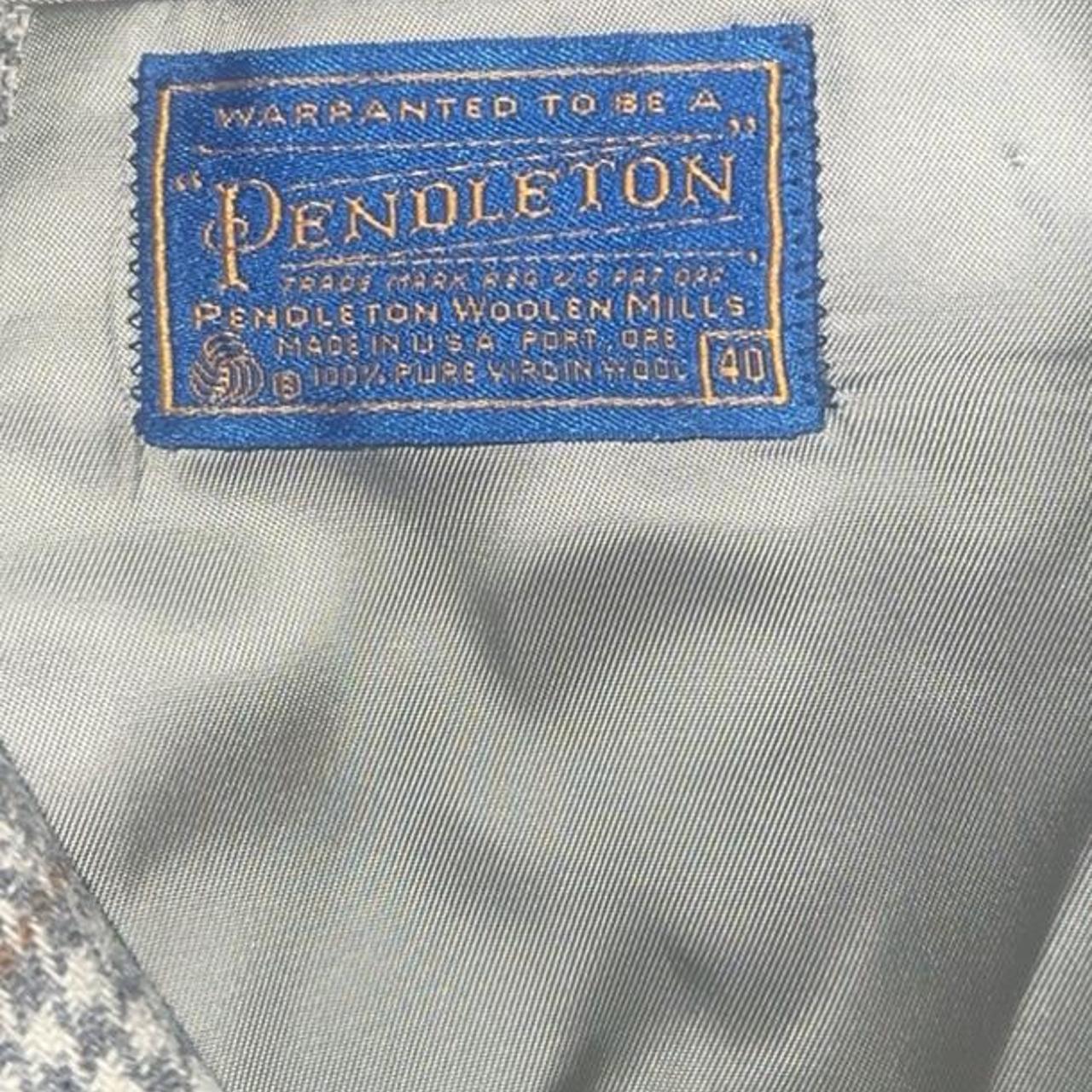 Pendleton Men's Blazer Jacket - Grey/Multi – Gray… - image 6