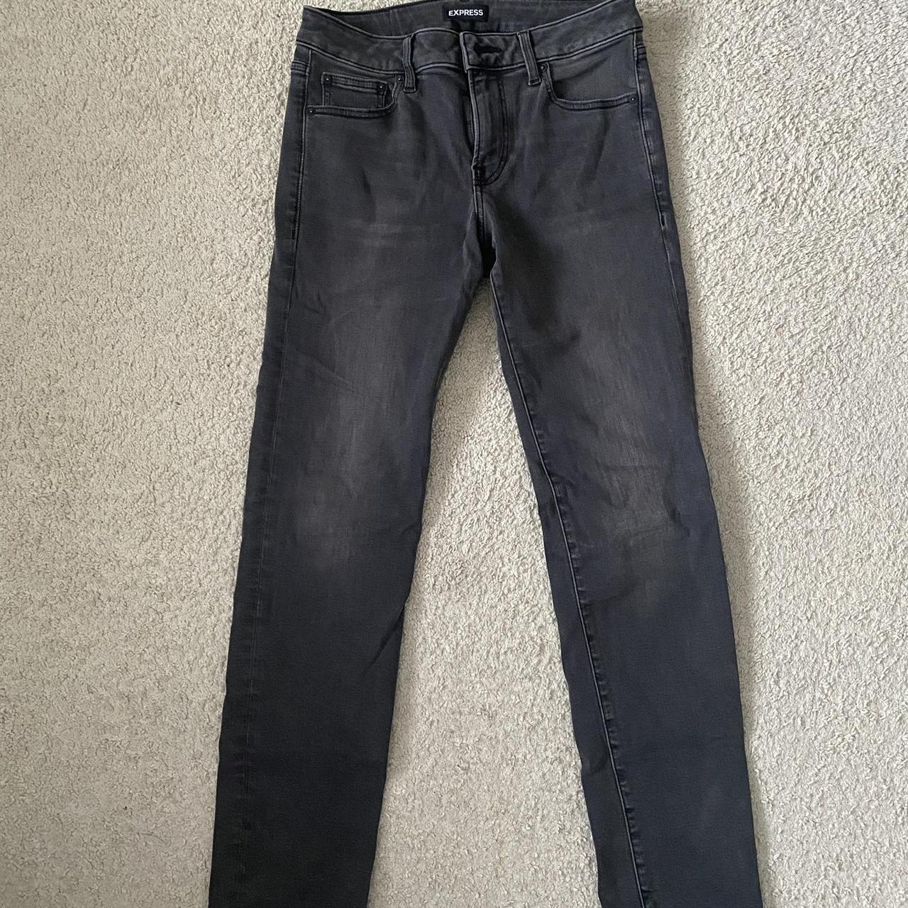 Express Men’s Gray Jeans size 28 x 32, #slim