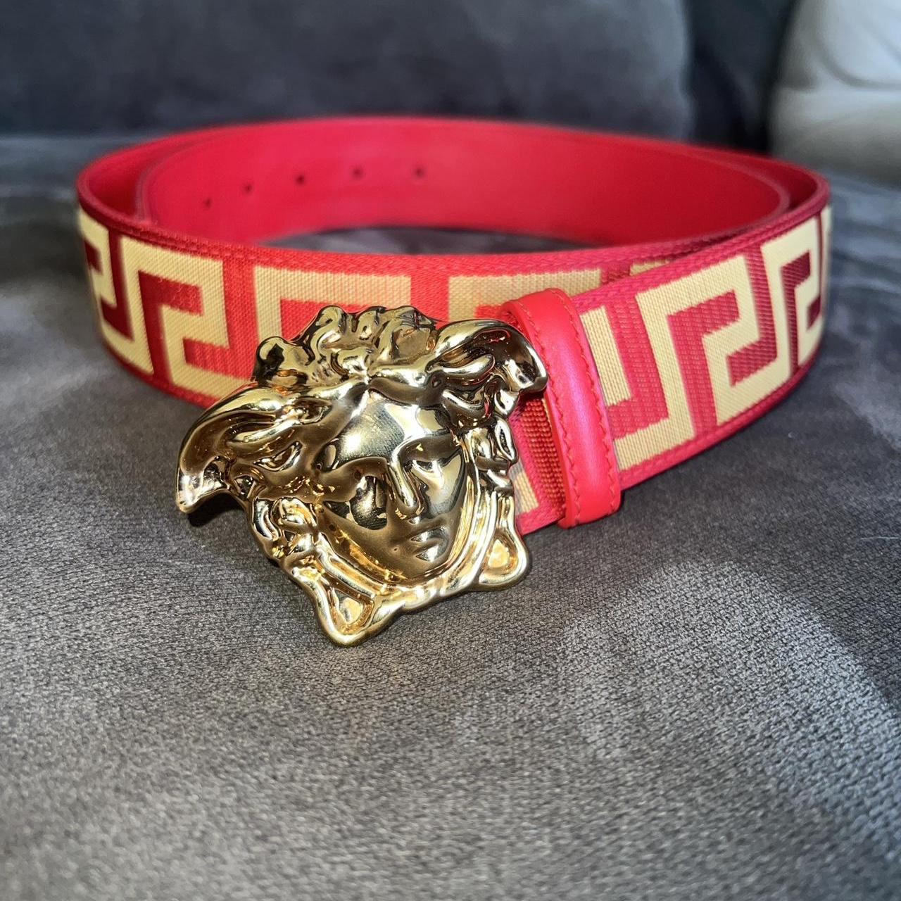 Red newest versace belt