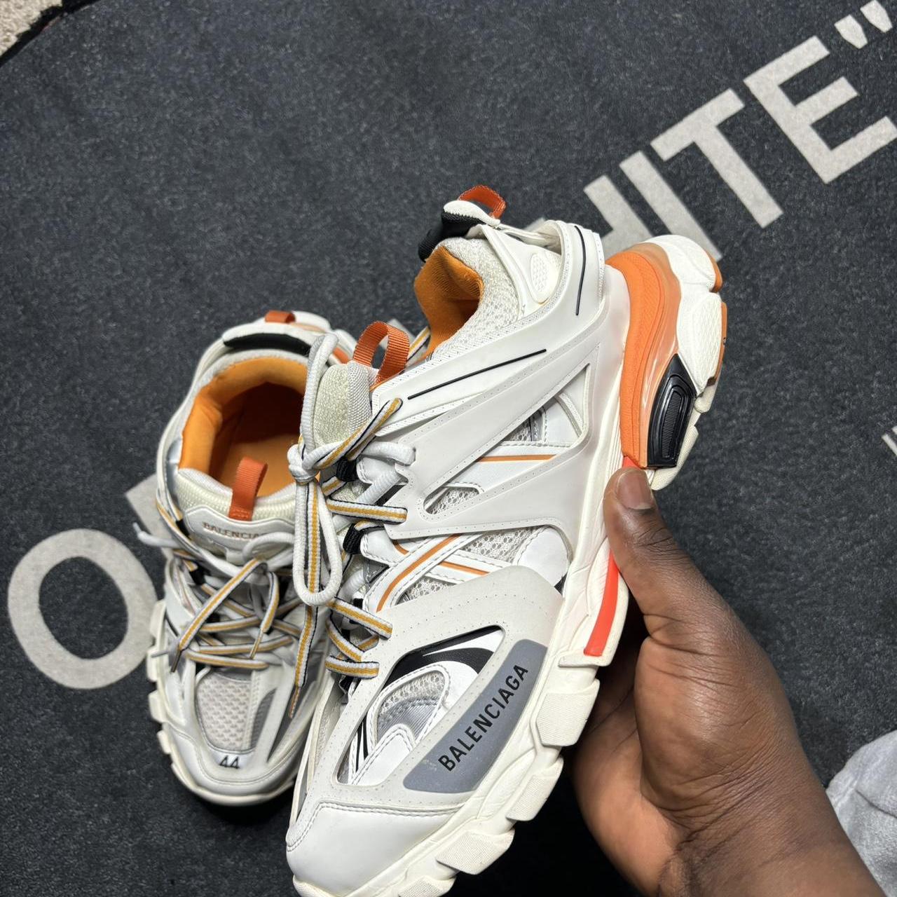 Orange and white balenciaga online