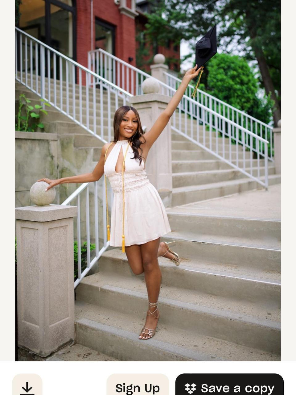 Cream colored sundress hotsell