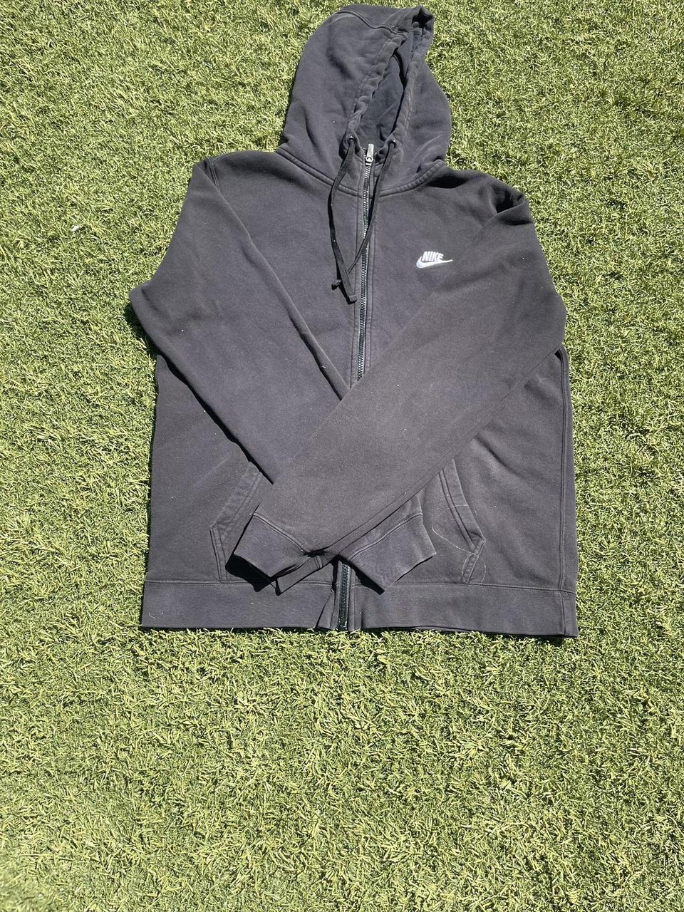 mens black nike zip up