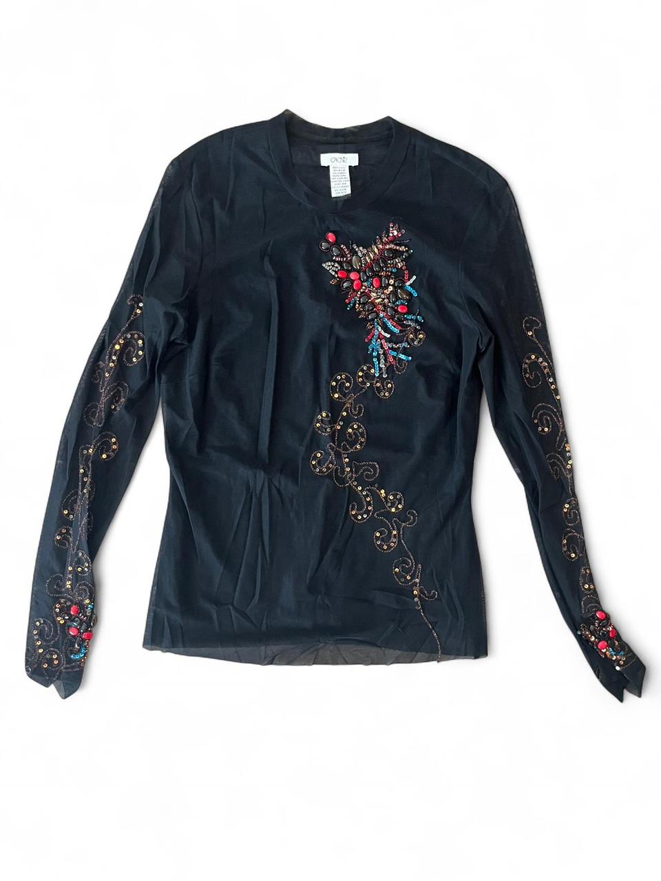 Cache Women's Dress - Black/Multi - 6 – Cache Y2K… - image 2