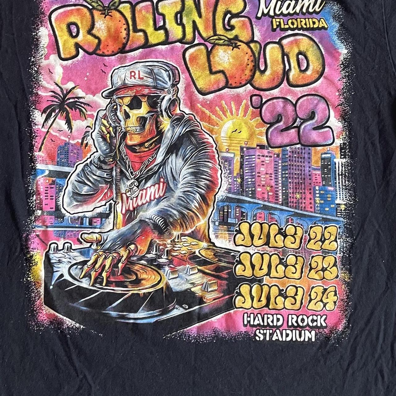 Adult XL Rolling Loud Hip Hop Festival 2022 Graphic... - Depop