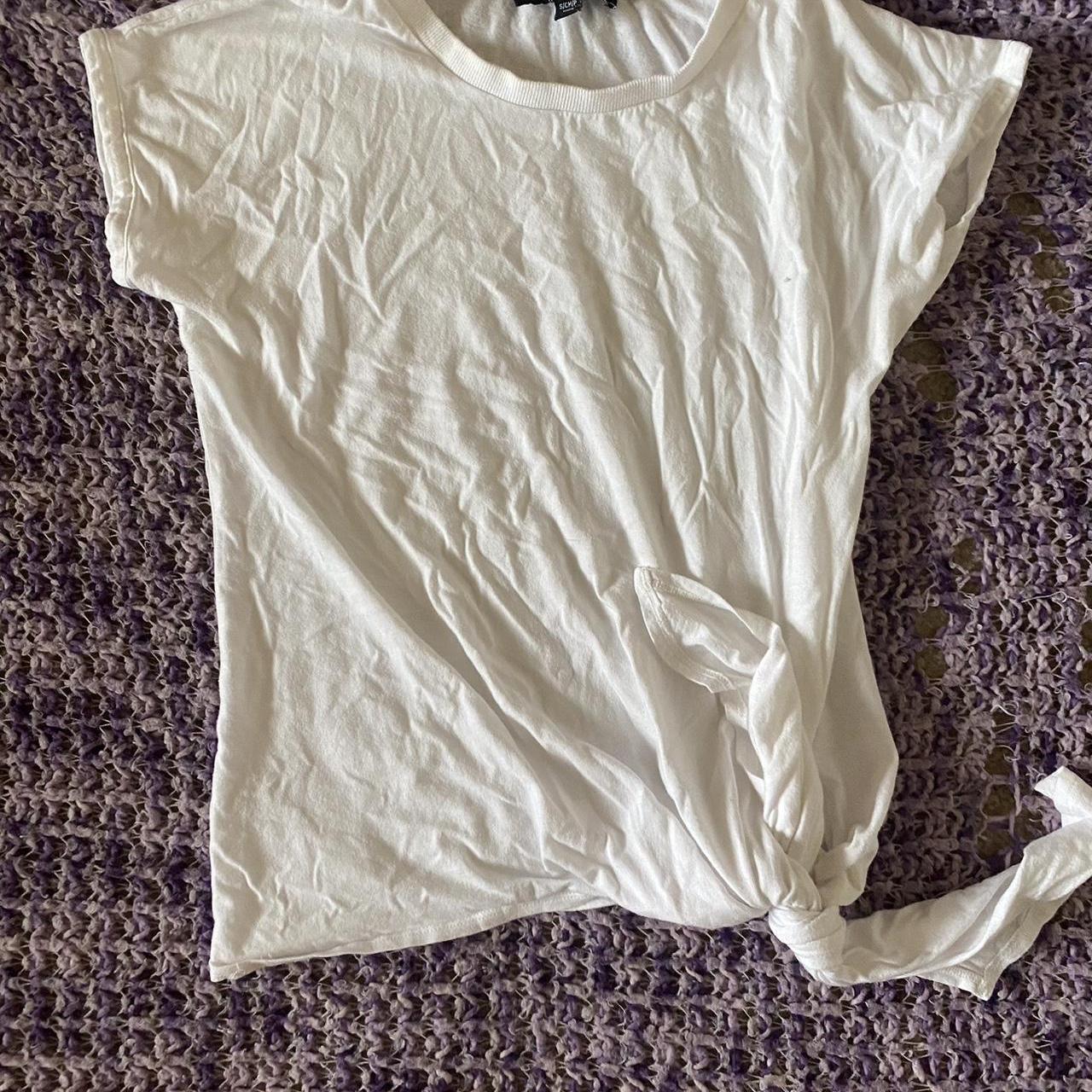 white tie t shirt