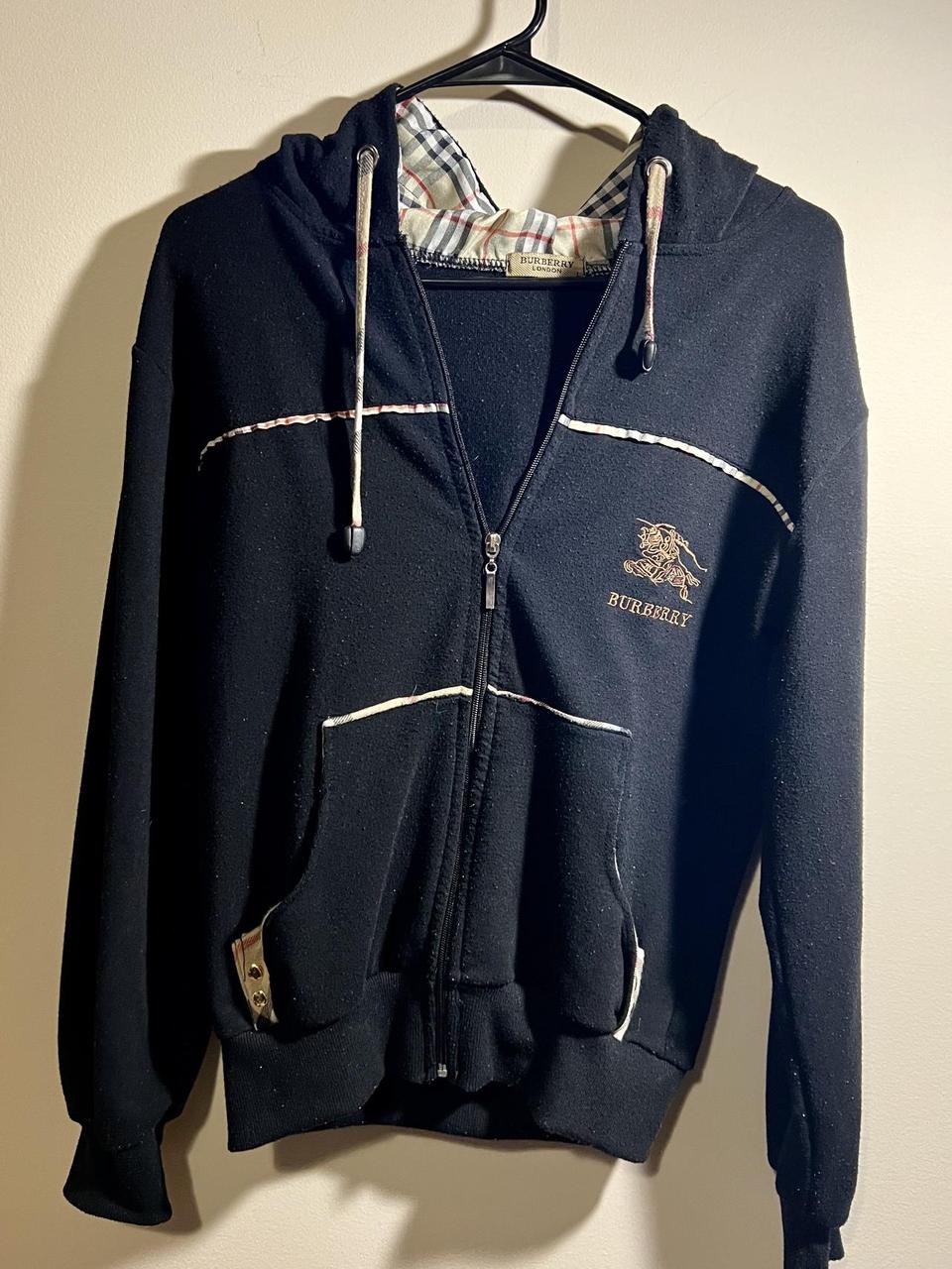 Burberry hoodie used hotsell