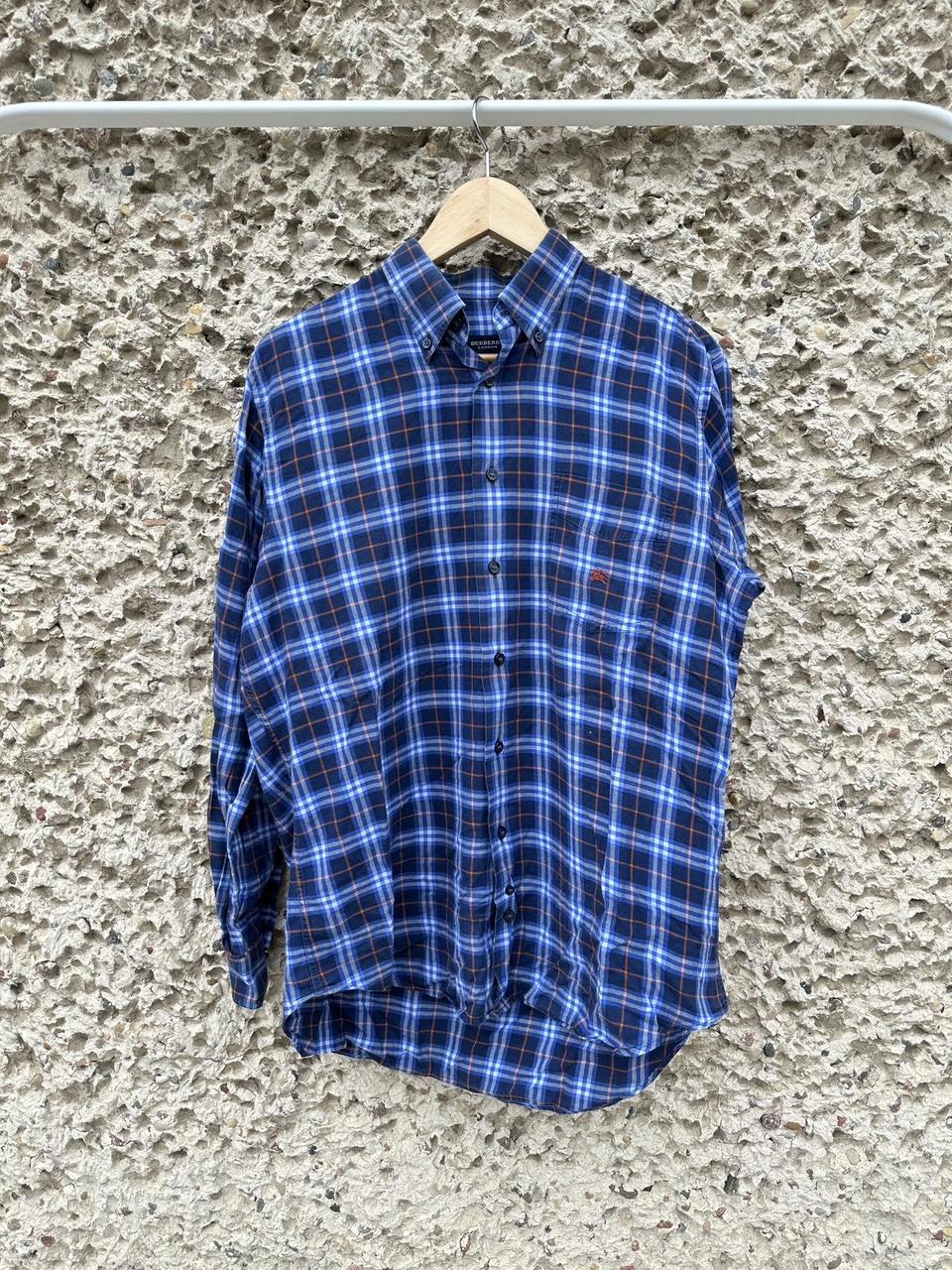 Vintage Burberry 90s 2000s blue navy nova check. Depop