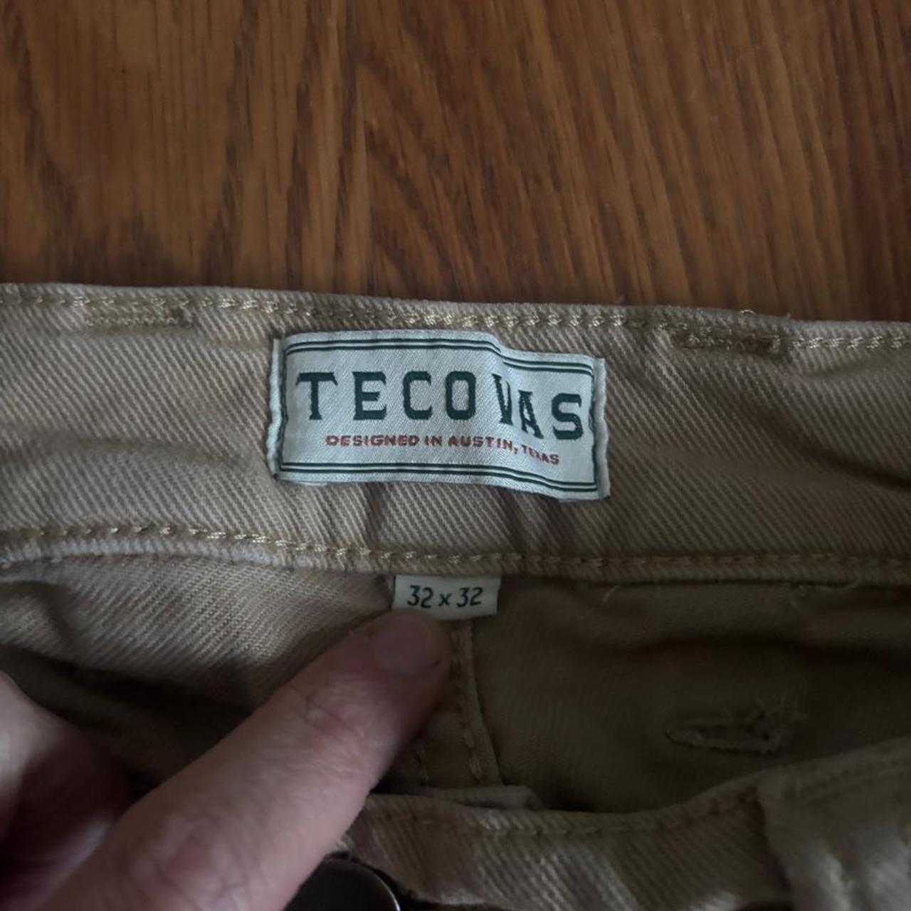Tecovas men's tan and cream jeans