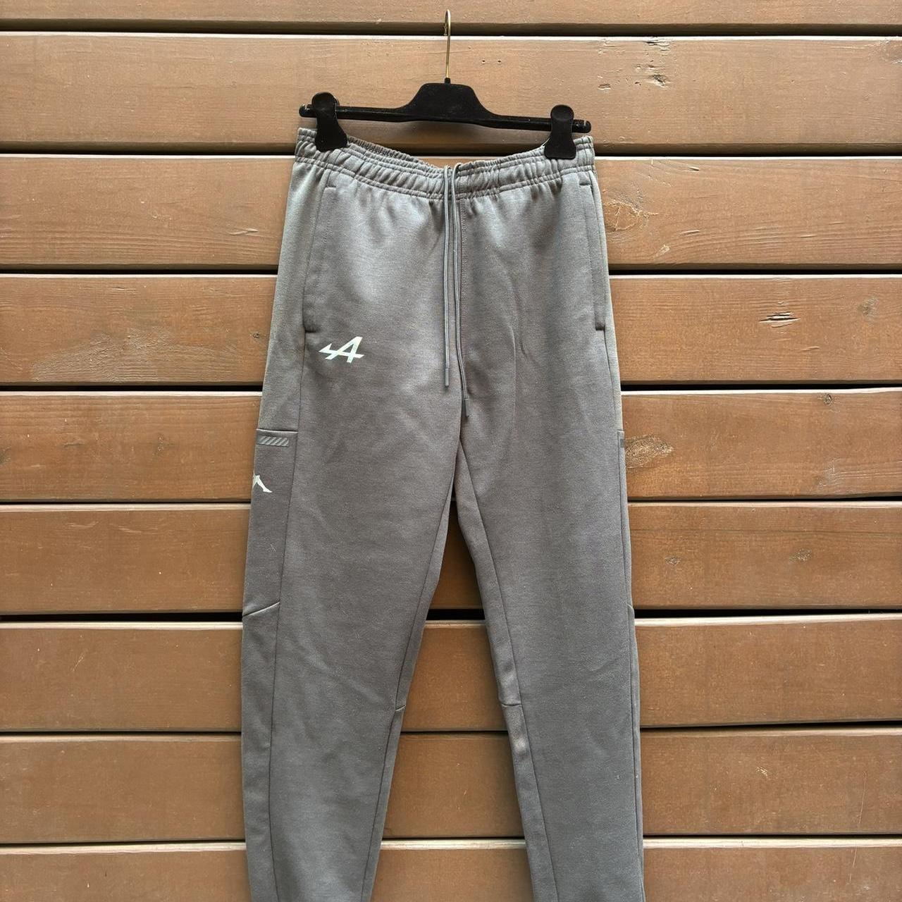 Grey Kappa F1 Alpine Tracksuit Sweatpants Depop