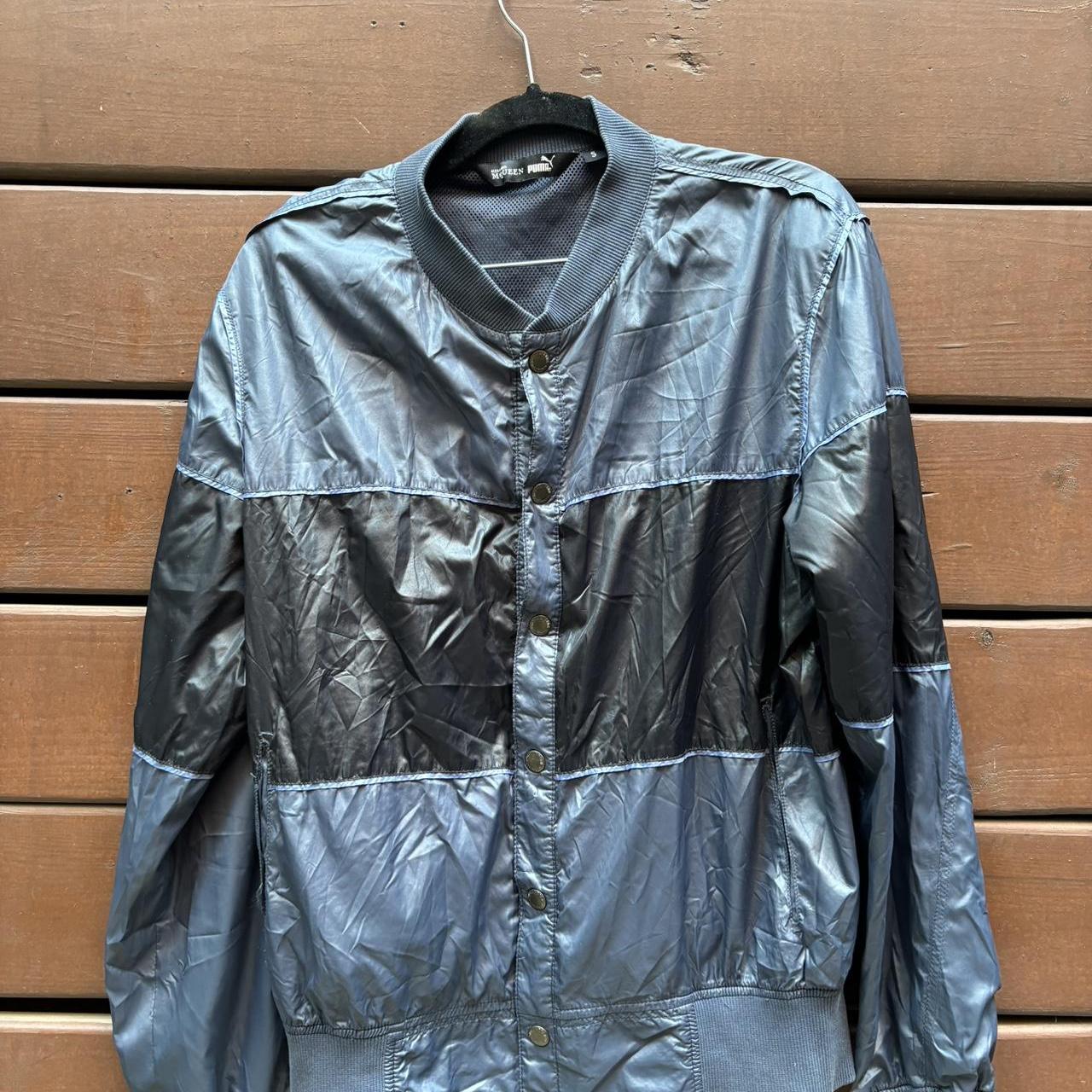 Alexander McQueen x PUMA collaboration leather jacket