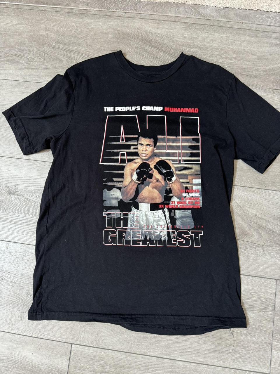 Muhammad Ali The People s Champion t shirt black. Depop