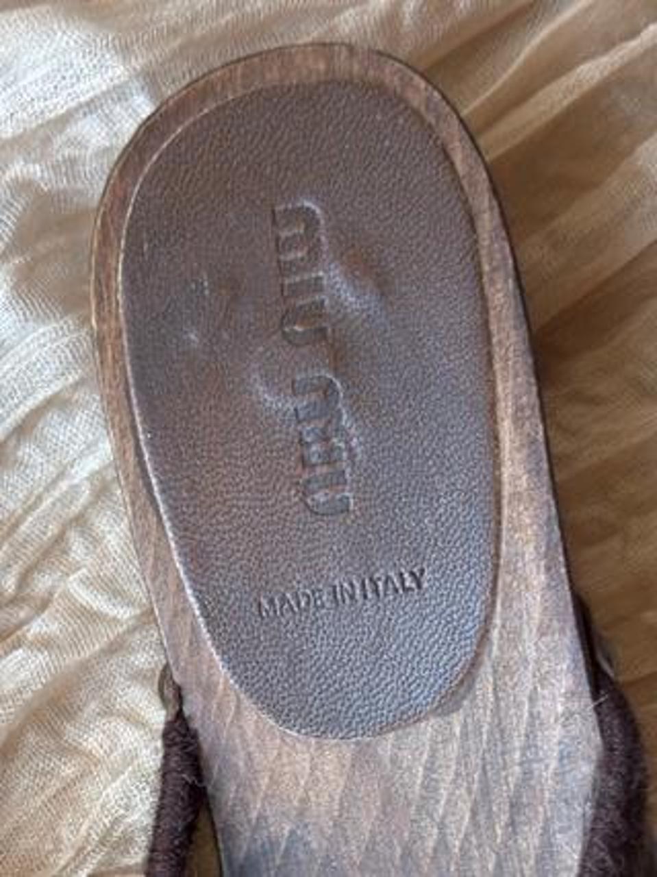 Miu Miu Women's Clogs - Brown – Authentic Miu Miu… - image 3