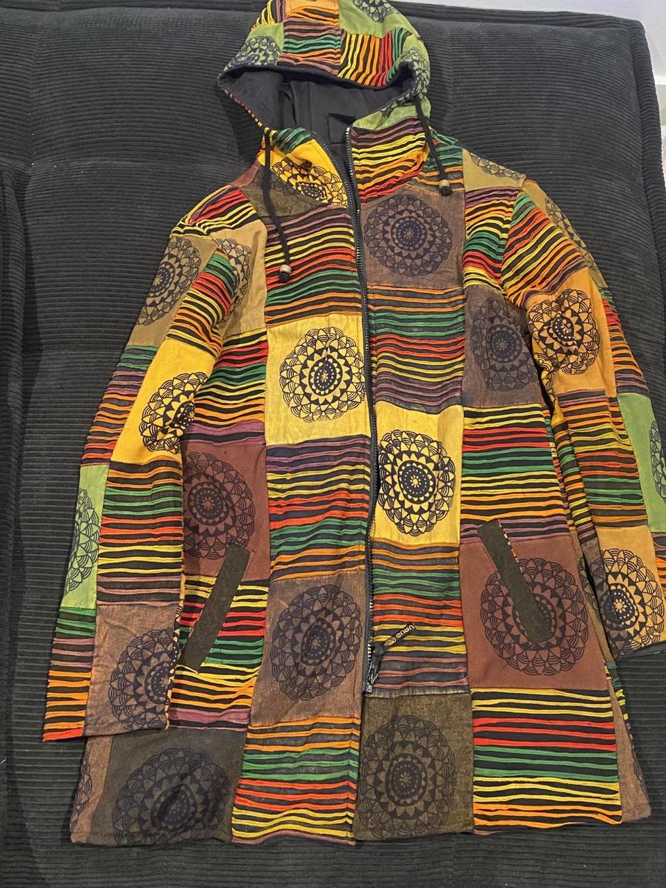 Men's Jacket - Multi - M – Colourful patchwork ja… - image 1