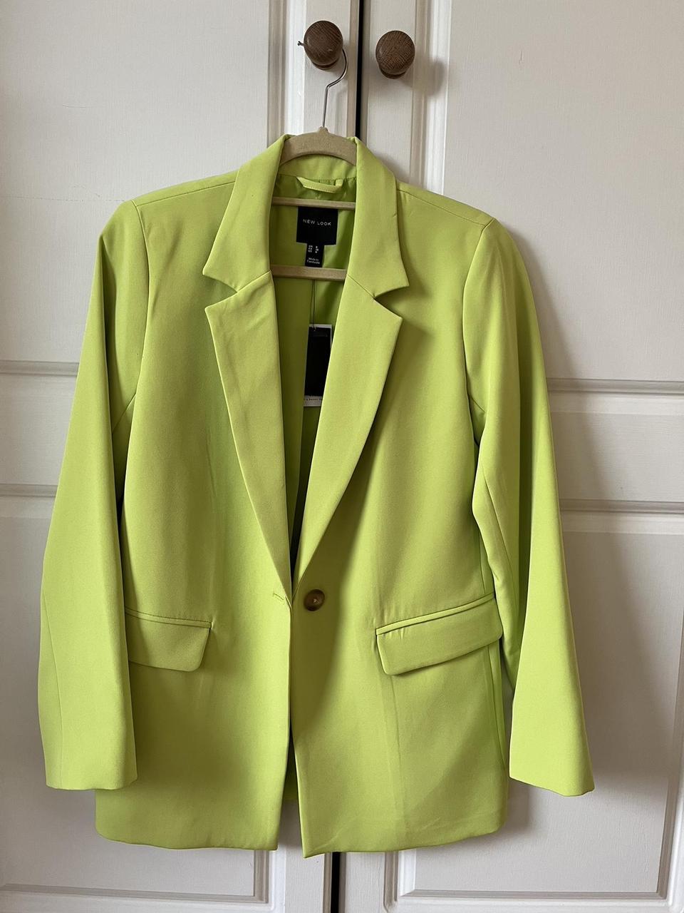 Lime green blazer from New Look size UK 8 in